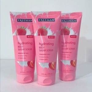 Freeman Beauty Body Sugar Scrub (Strawberry Milk)